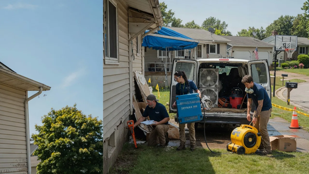 Ceiling Leak Cleanup in Westphalia, IN near me